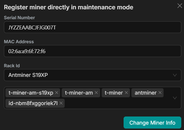 Change Info 2