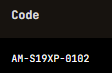 Short Code